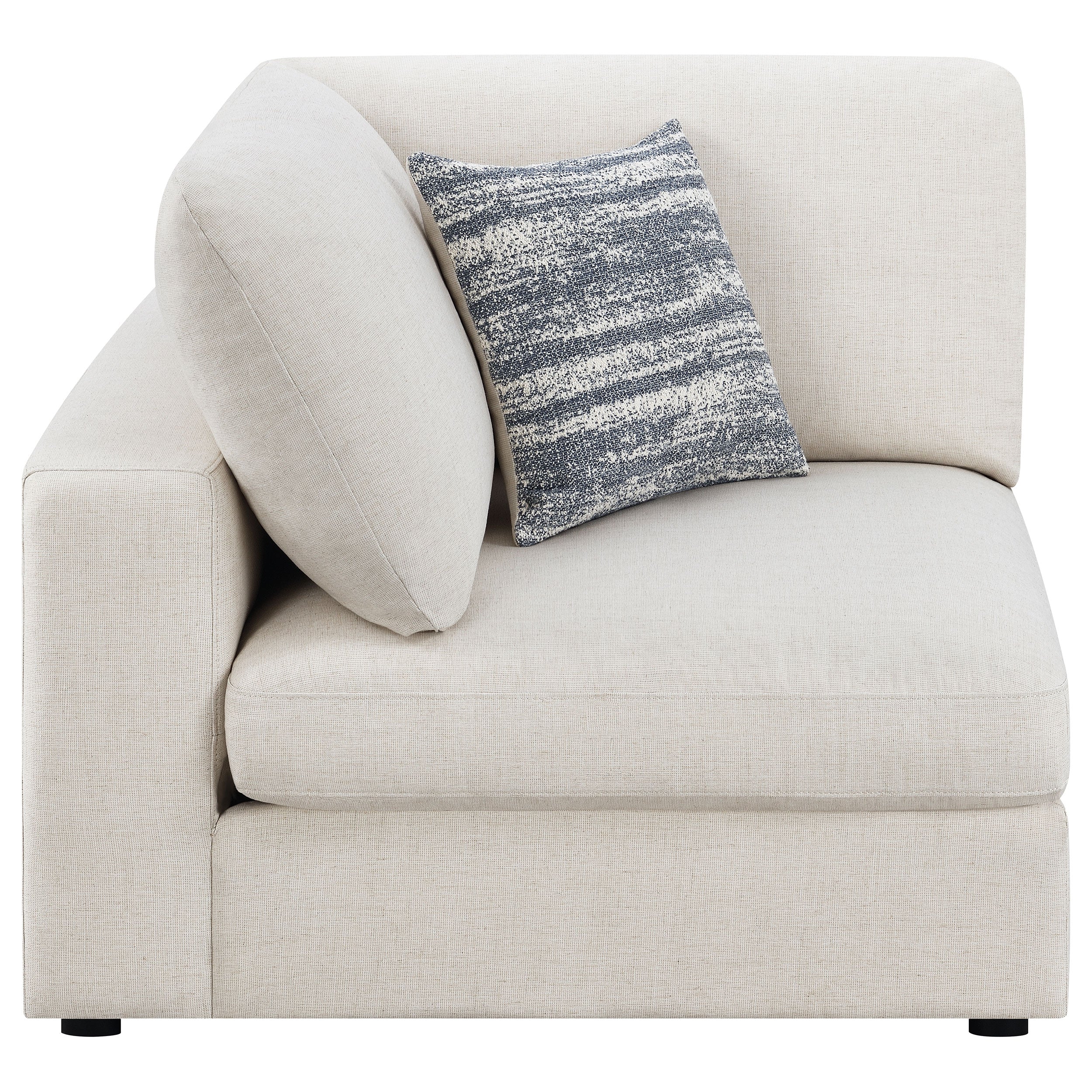 Serene Upholstered Corner Beige — view 6