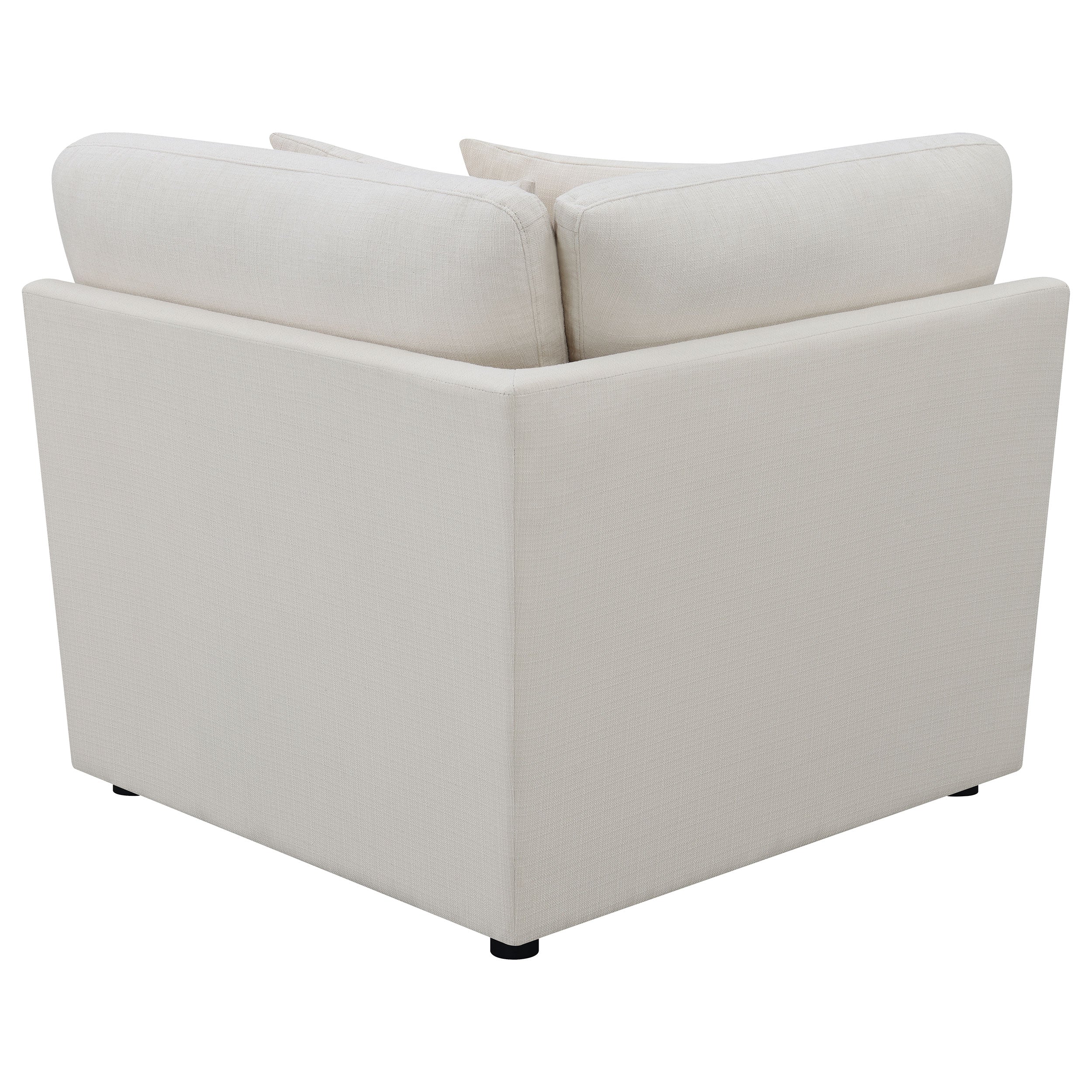Hobson Upholstered Corner Ivory — view 5