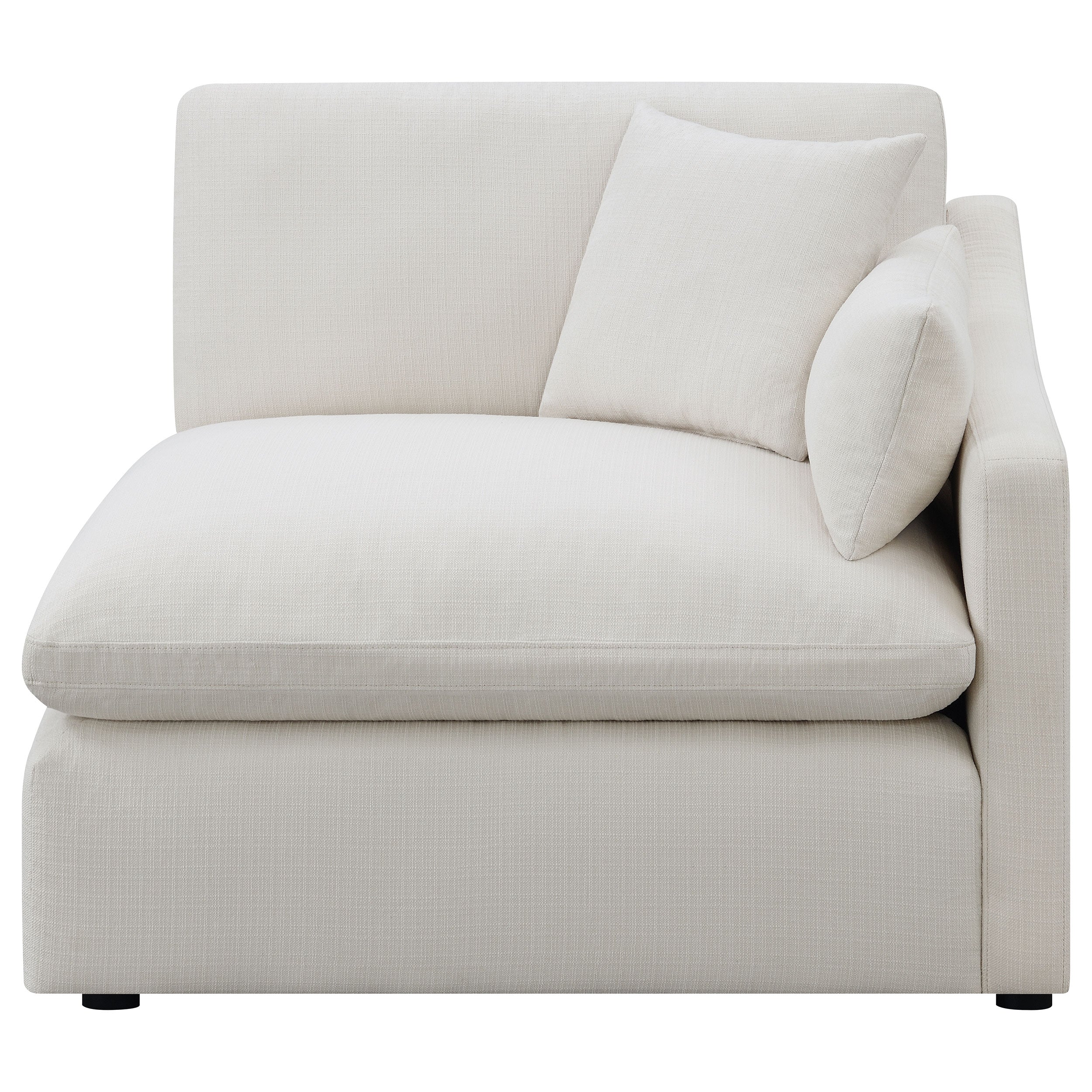 Hobson Upholstered RAF Chair Ivory — view 3