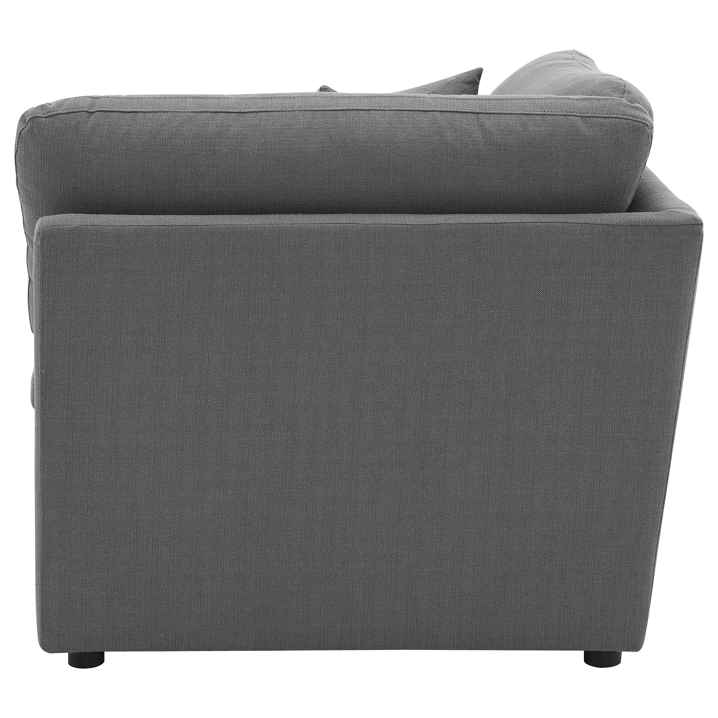 Hobson Upholstered Corner Charcoal — view 7