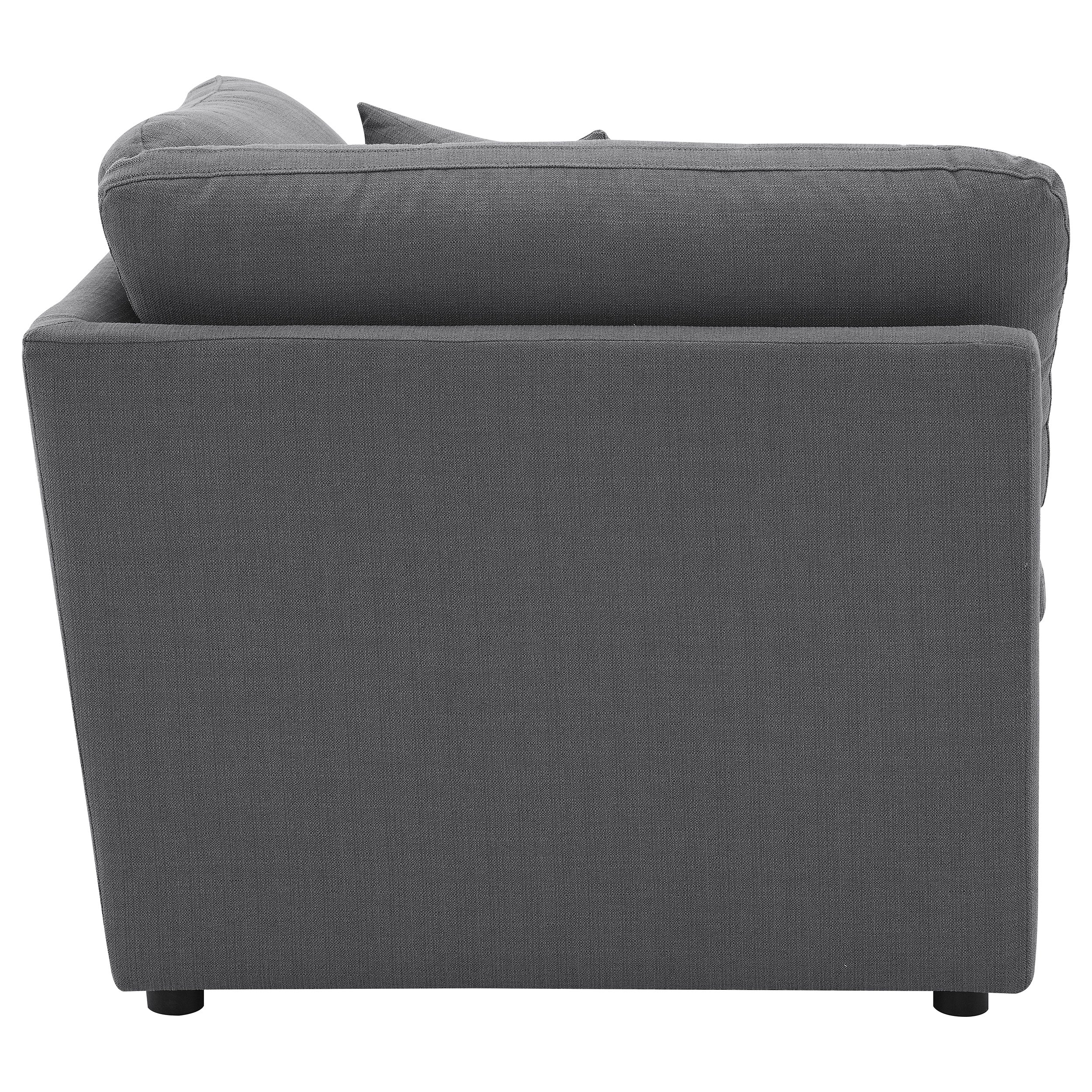 Hobson Upholstered Corner Charcoal — view 8
