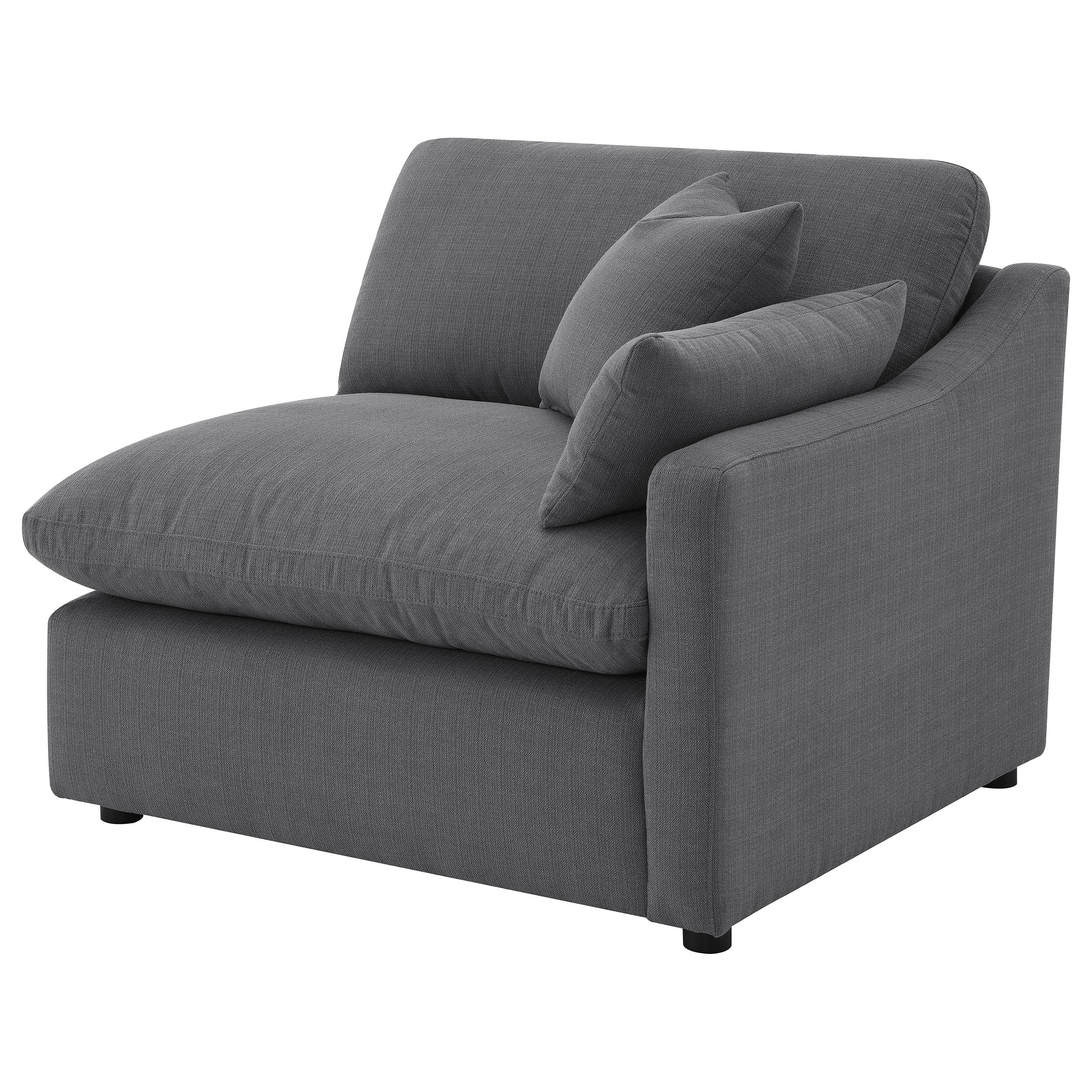 Hobson Upholstered RAF Chair Charcoal — view 4