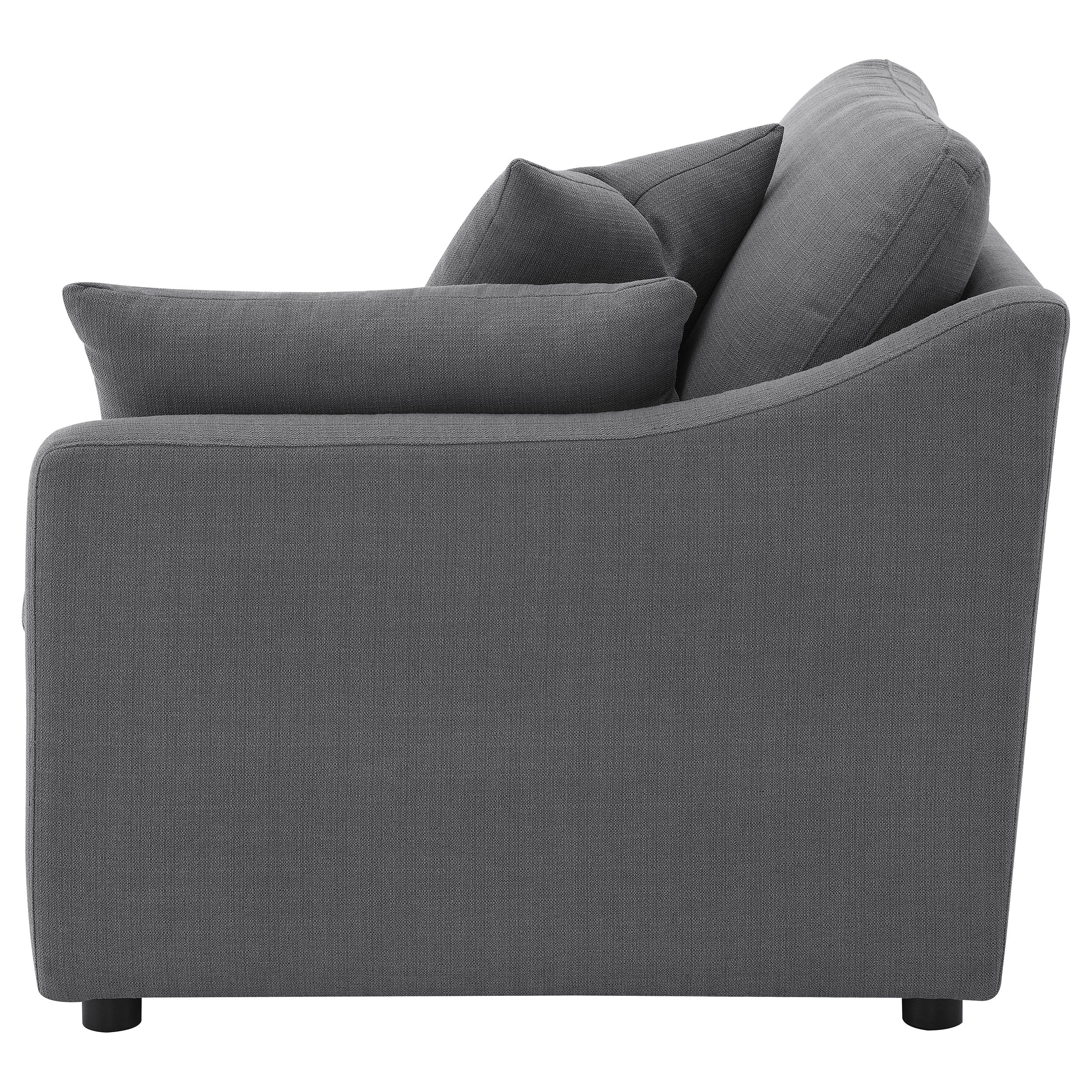 Hobson Upholstered RAF Chair Charcoal — view 5