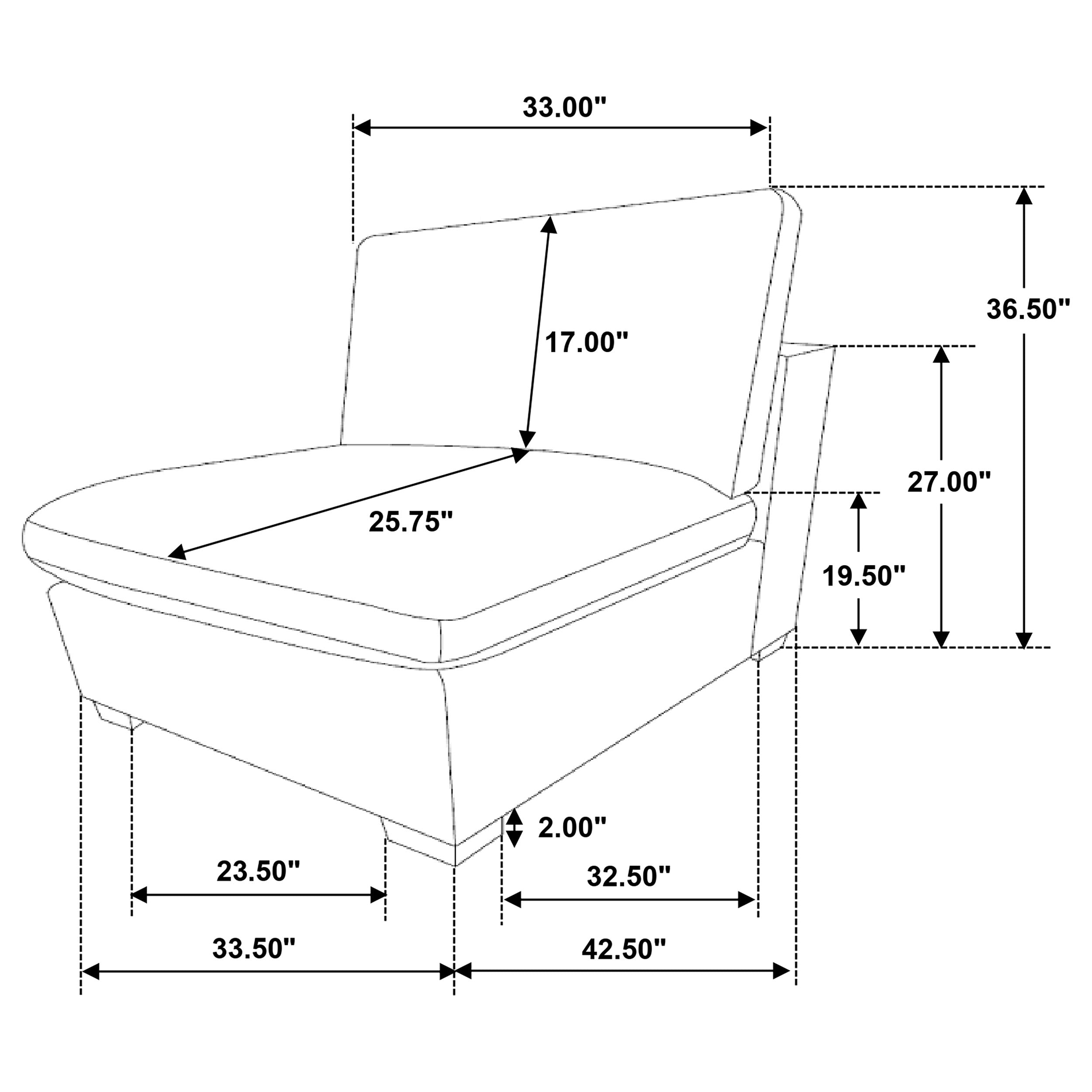 Lakeview 6-piece Upholstered Modular Sectional Sofa Ivory — view 8