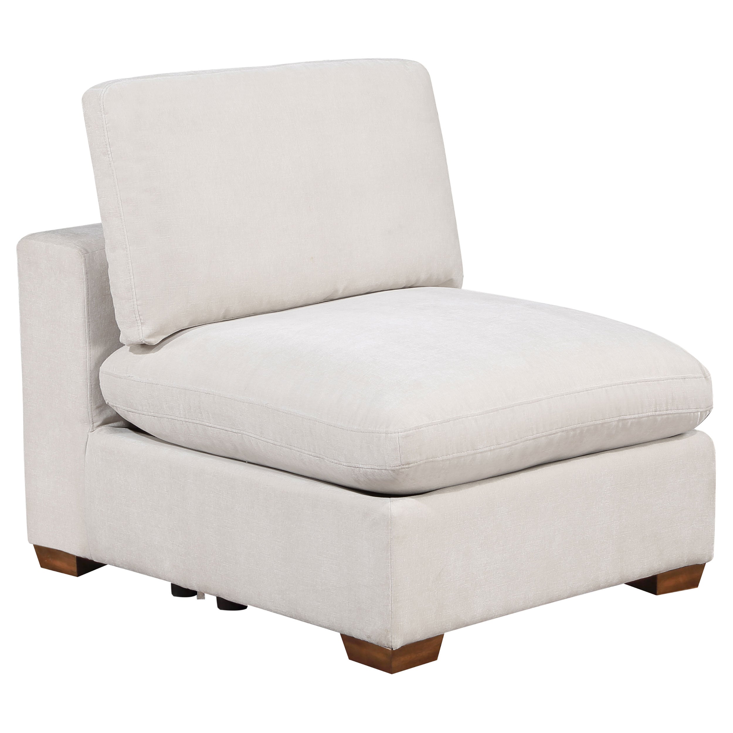 Lakeview 5-piece Upholstered Modular Sectional Sofa Ivory — view 4