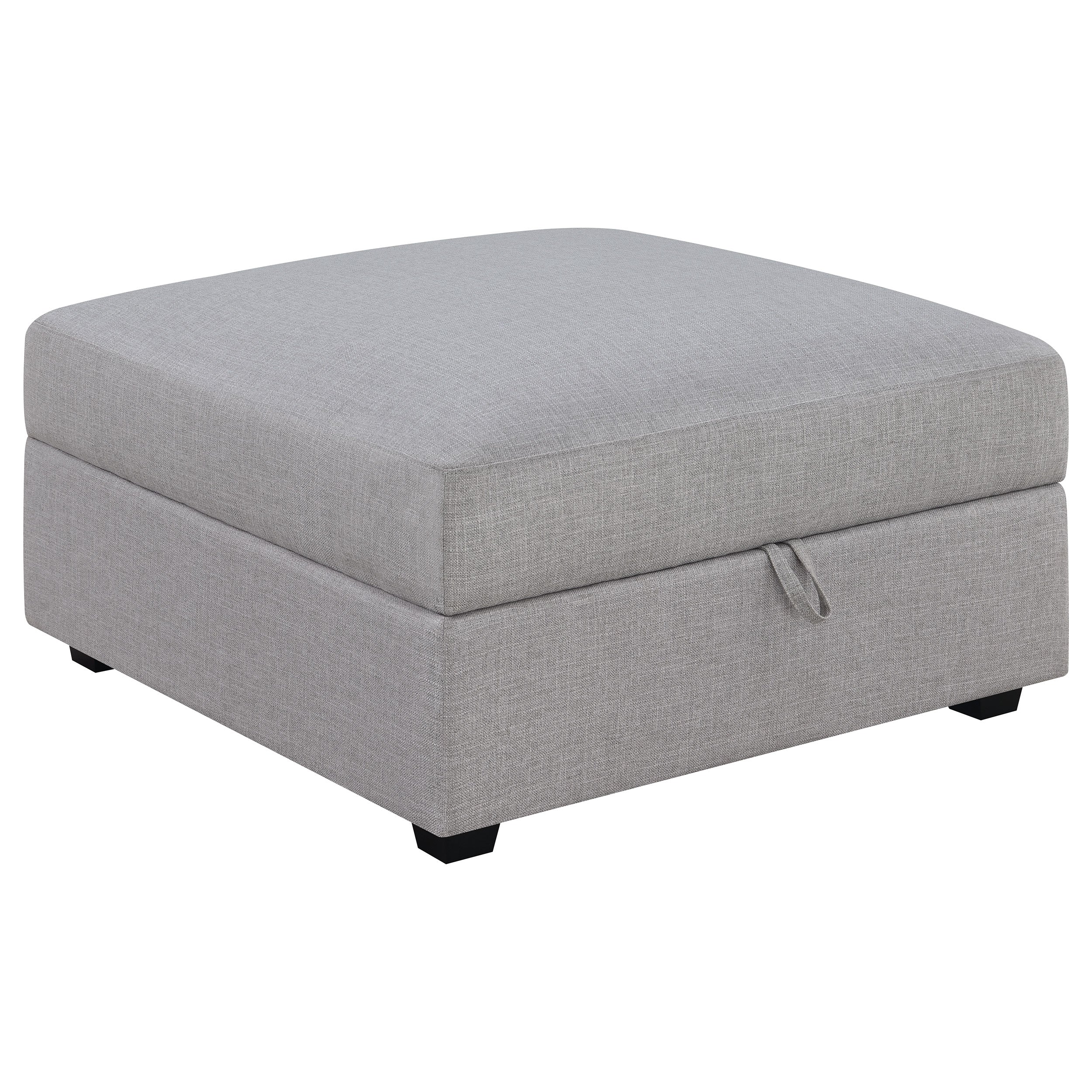 Cambria 4-piece Upholstered Modular Sectional Sofa Grey — view 9