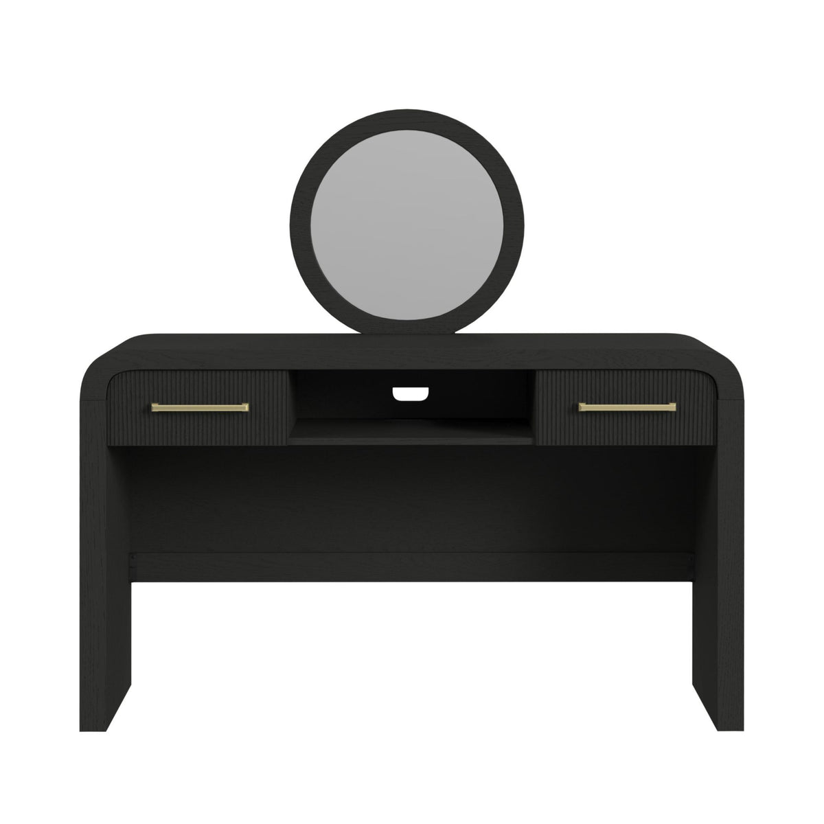 Ridgemont Dressing Table in Black by Elements International, view 13