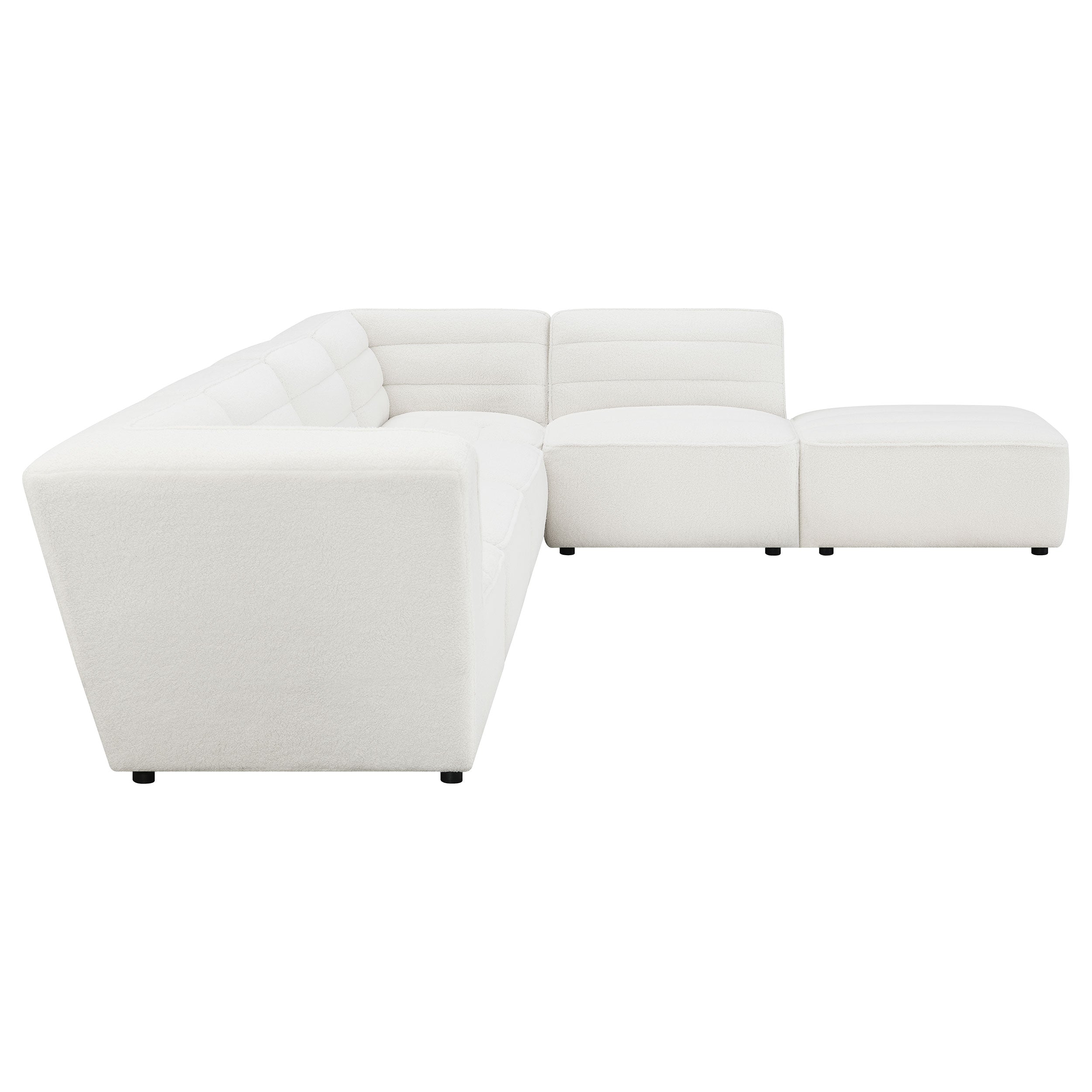 Sunny 6-piece Upholstered Modular Sectional Sofa Natural — view 5