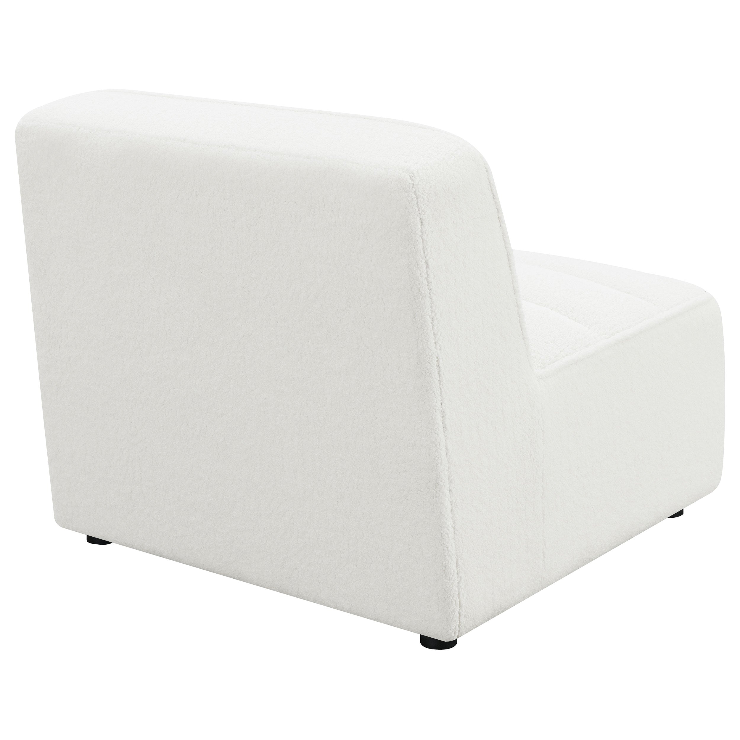 Sunny Upholstered Armless Chair Natural — view 7