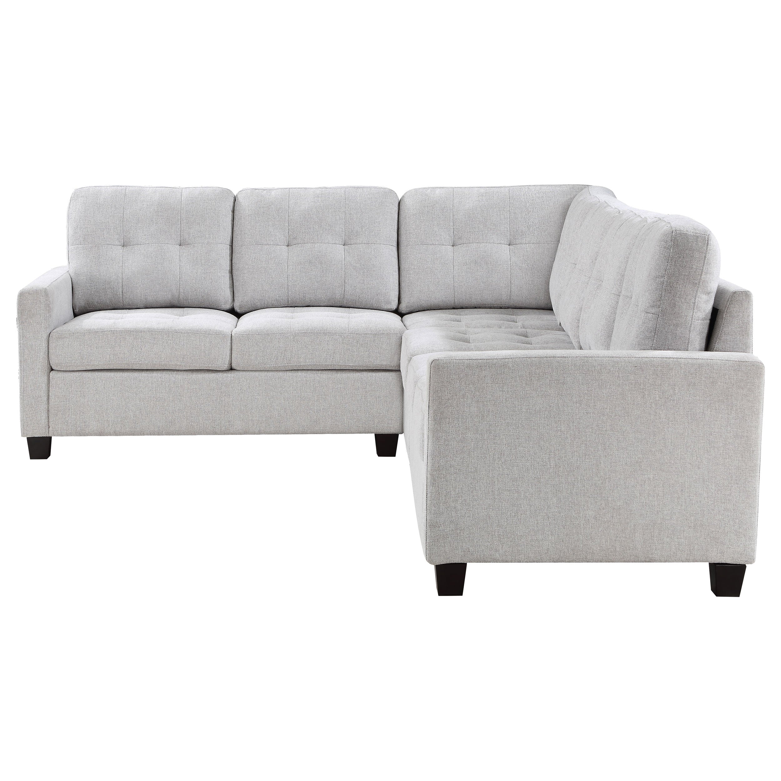 Georgina 4-piece Upholstered Modular Sectional Sofa Beige — view 5