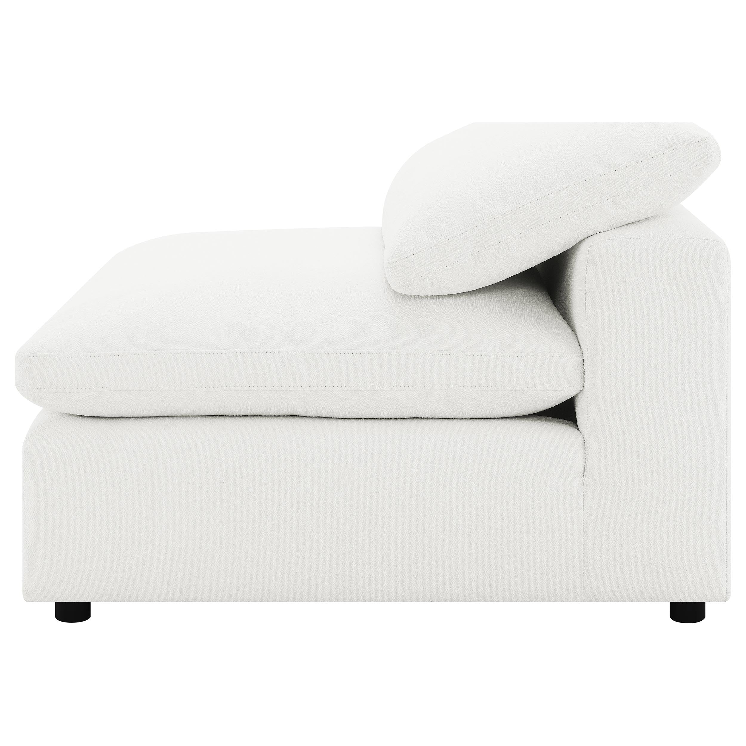 Raleigh 5-piece Boucle Upholstered Modular Sectional Ivory — view 5