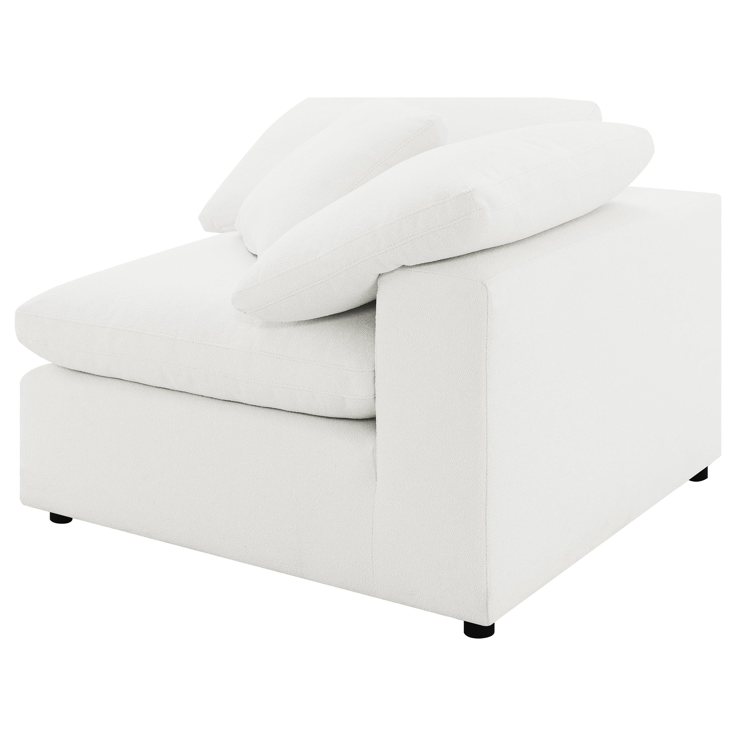 Raleigh 5-piece Boucle Upholstered Modular Sectional Ivory — view 10