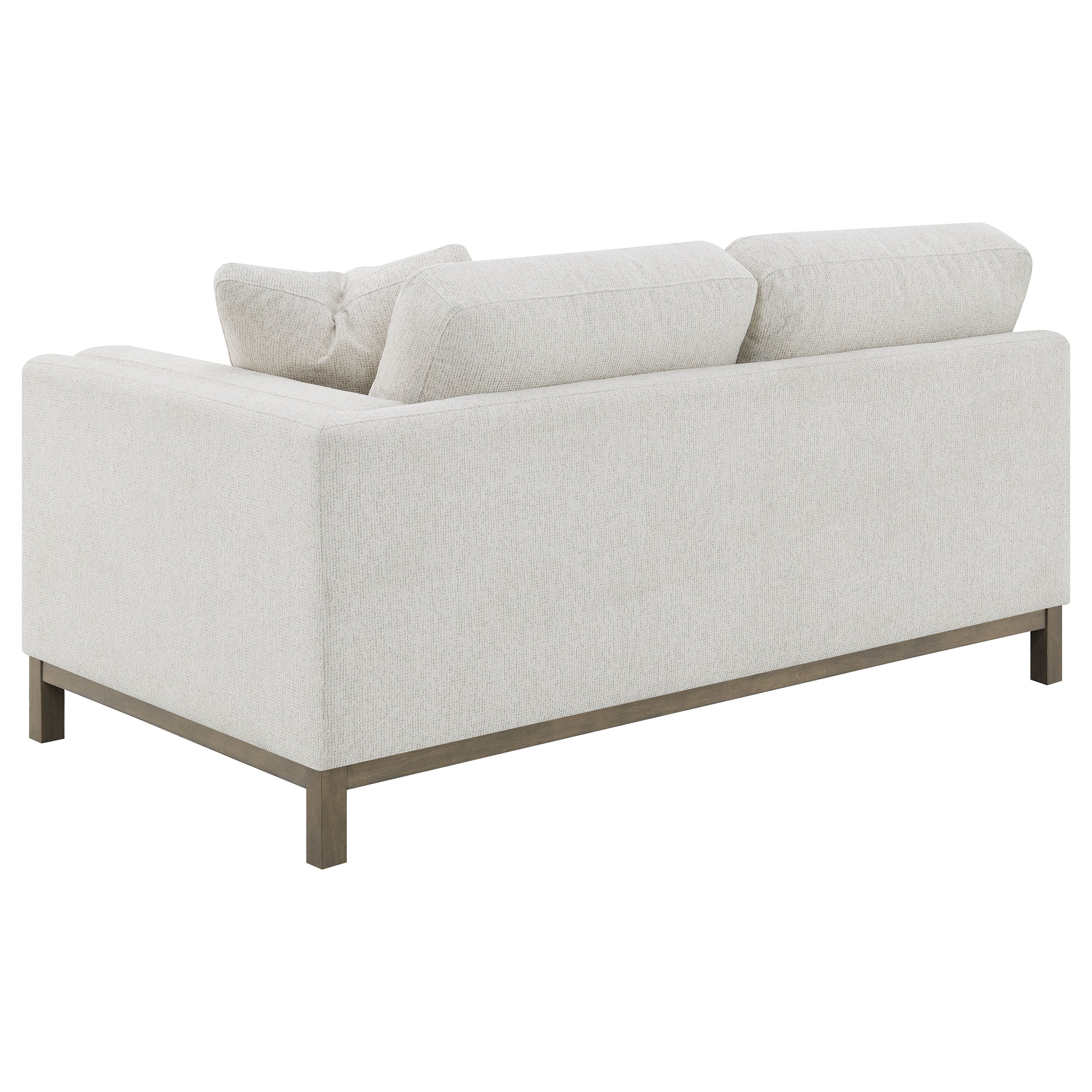 Geneva Boucle Upholstered Sectional Chaise Sofa Sand — view 10