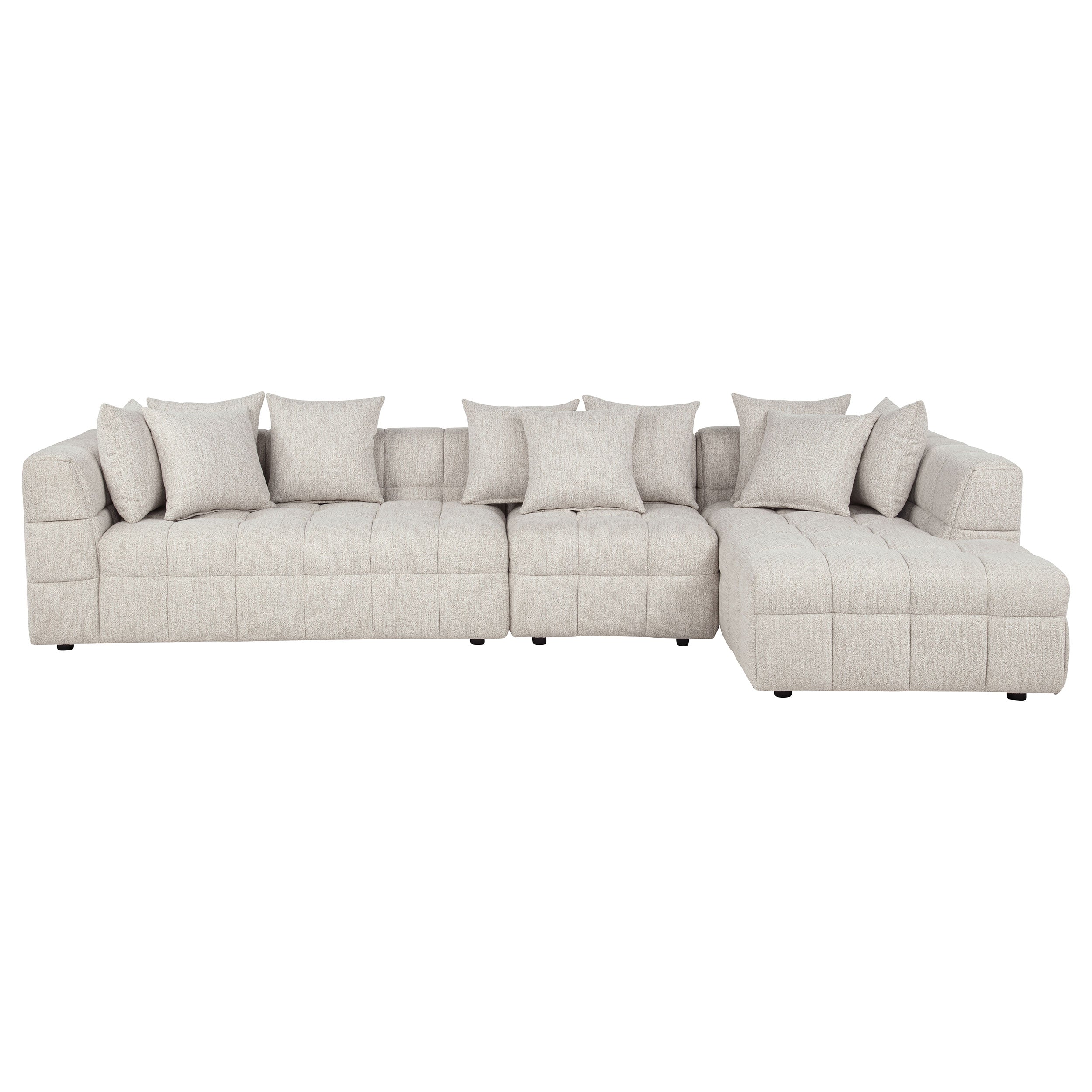 Amara 3-Piece Upholstered Sectional Sofa — view 3
