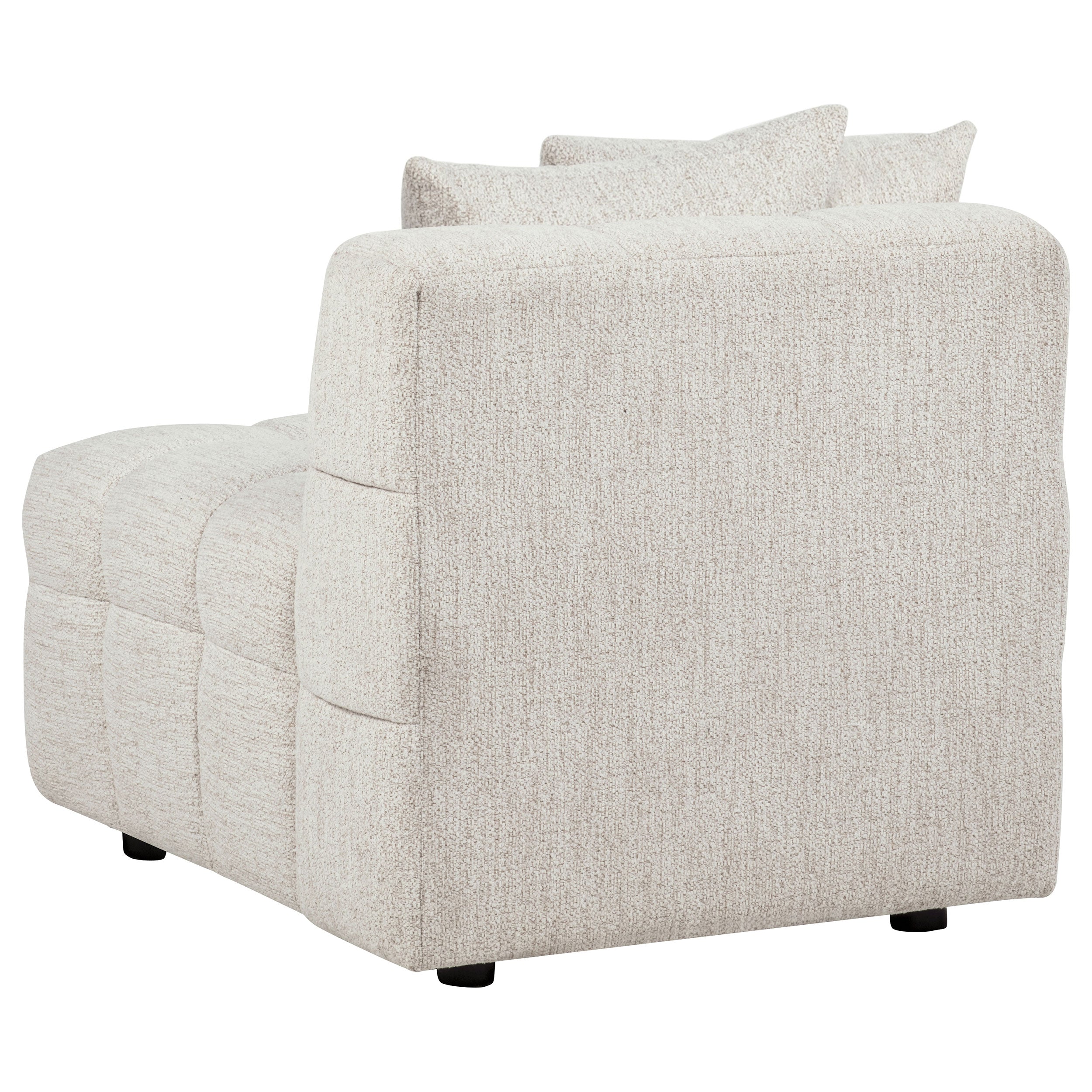 Amara Upholstered Armless Chair — view 4