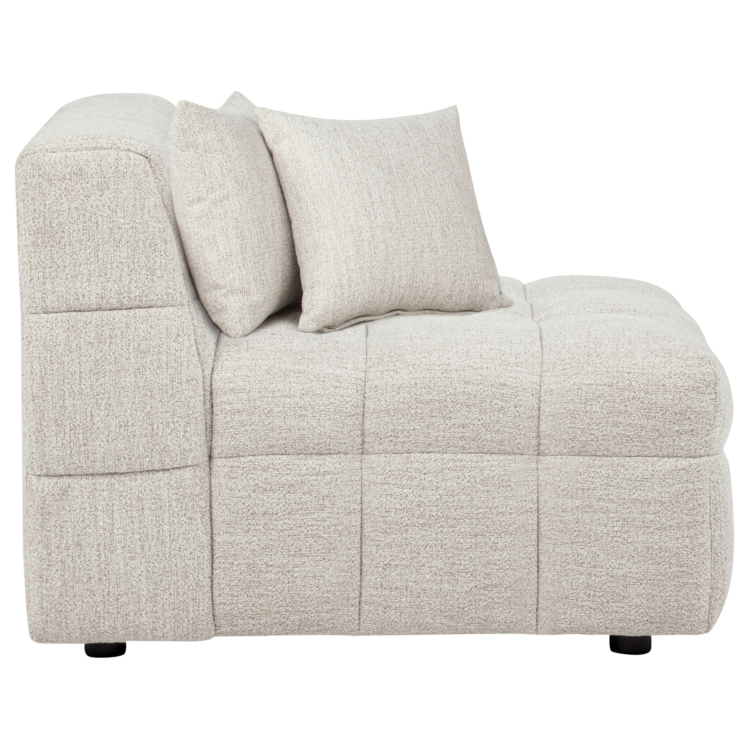 Amara Upholstered Armless Chair — view 5