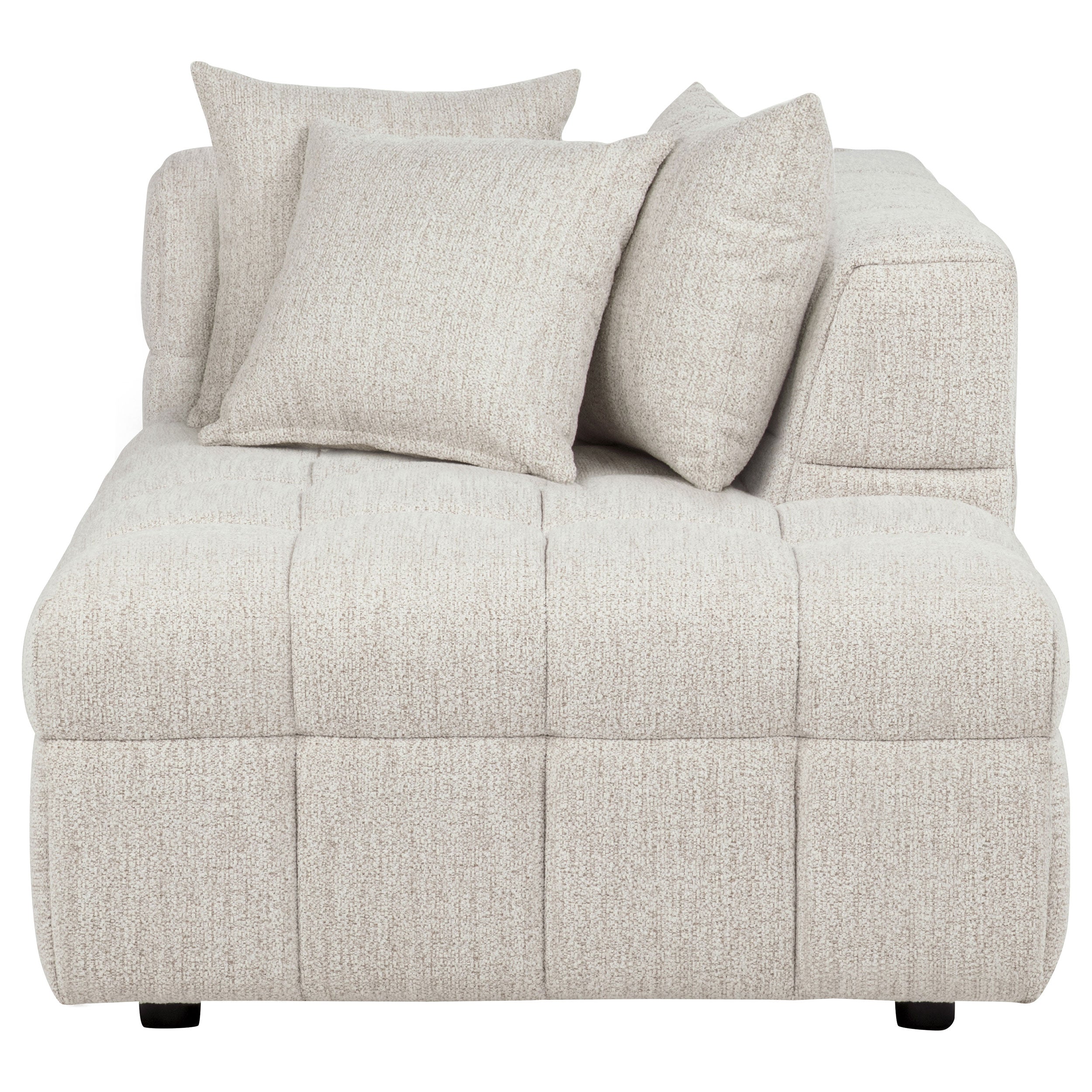 Amara Upholstered RAF Chaise — view 2