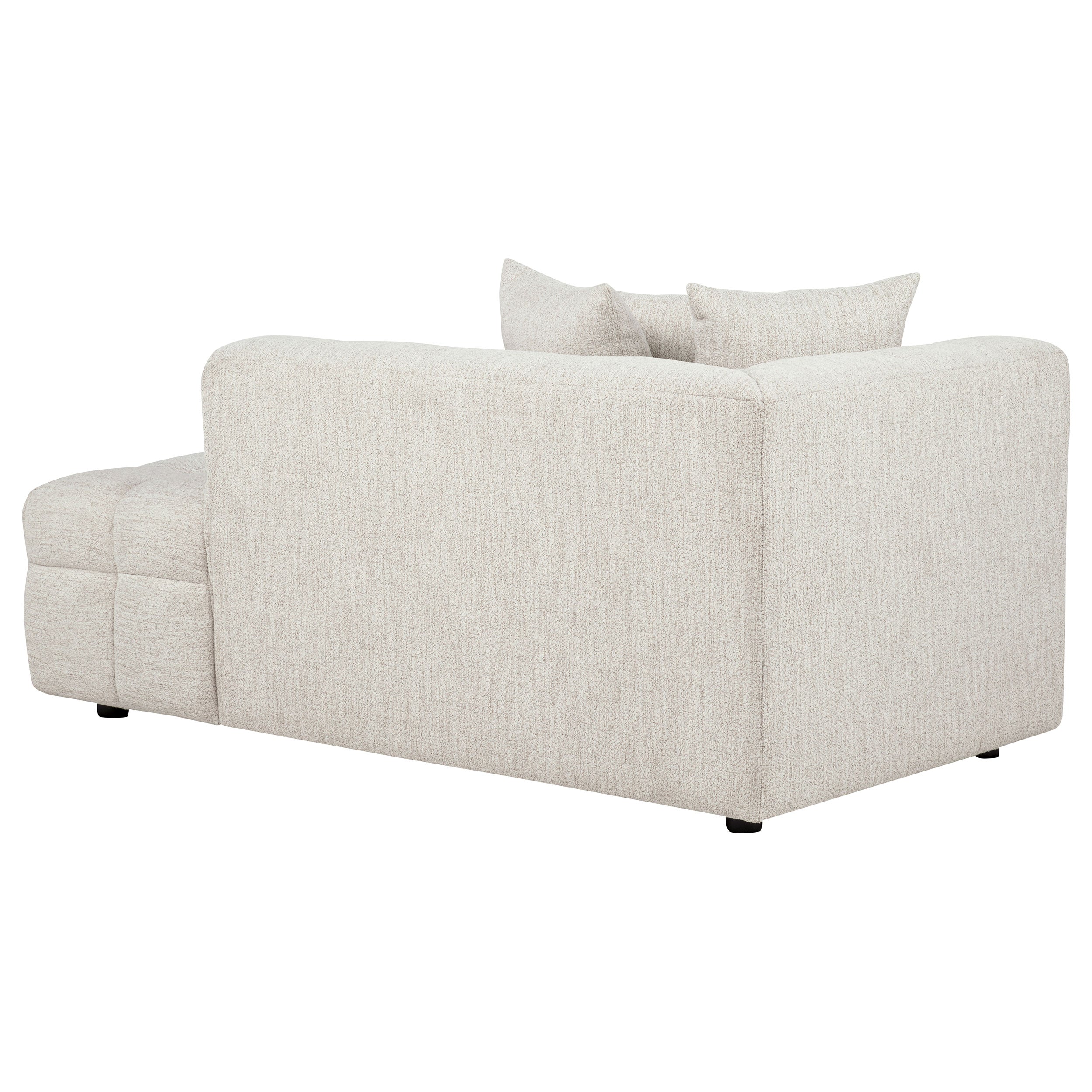 Amara Upholstered RAF Chaise — view 3