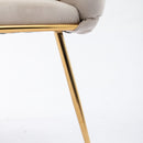 Luxury Modern Simple Leisure Velvet Single Sofa Chair Bedroom Lazy Person Household Dresser Stool Manicure Table Back Chair