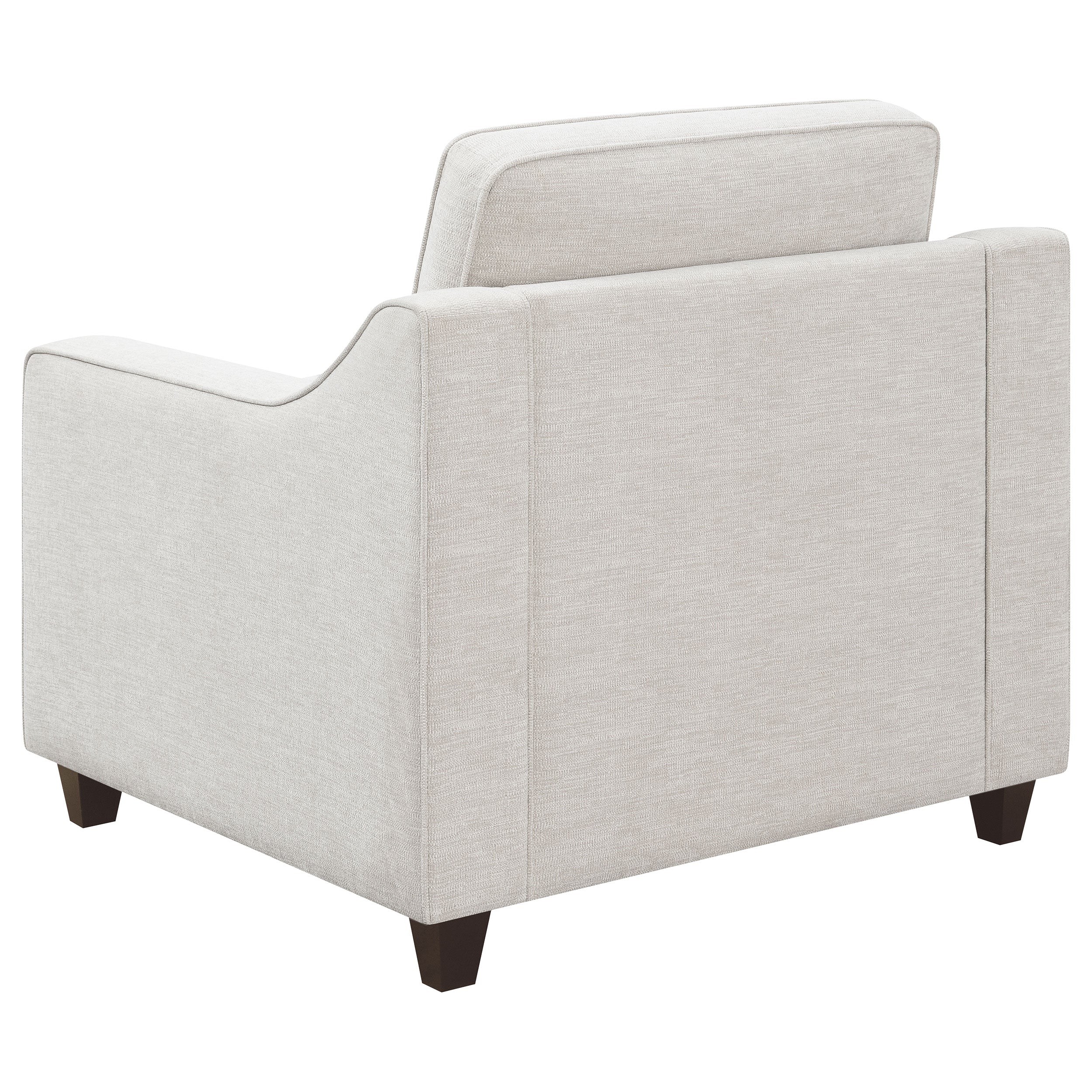 Christine 3-piece Upholstered Sloped Arm Sofa Set Beige — view 13
