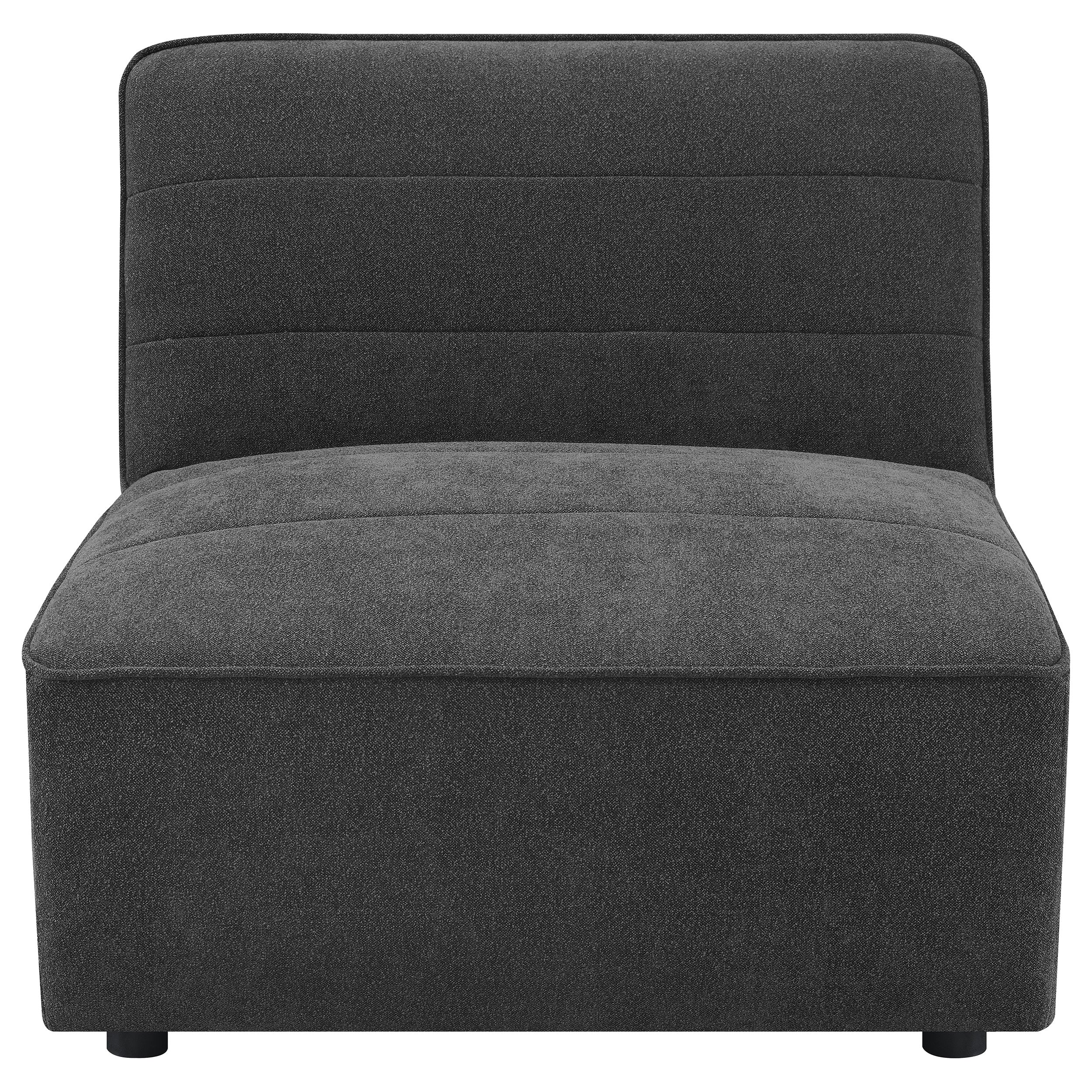 Sunny 6-piece Upholstered Modular Sectional Sofa Charcoal — view 7