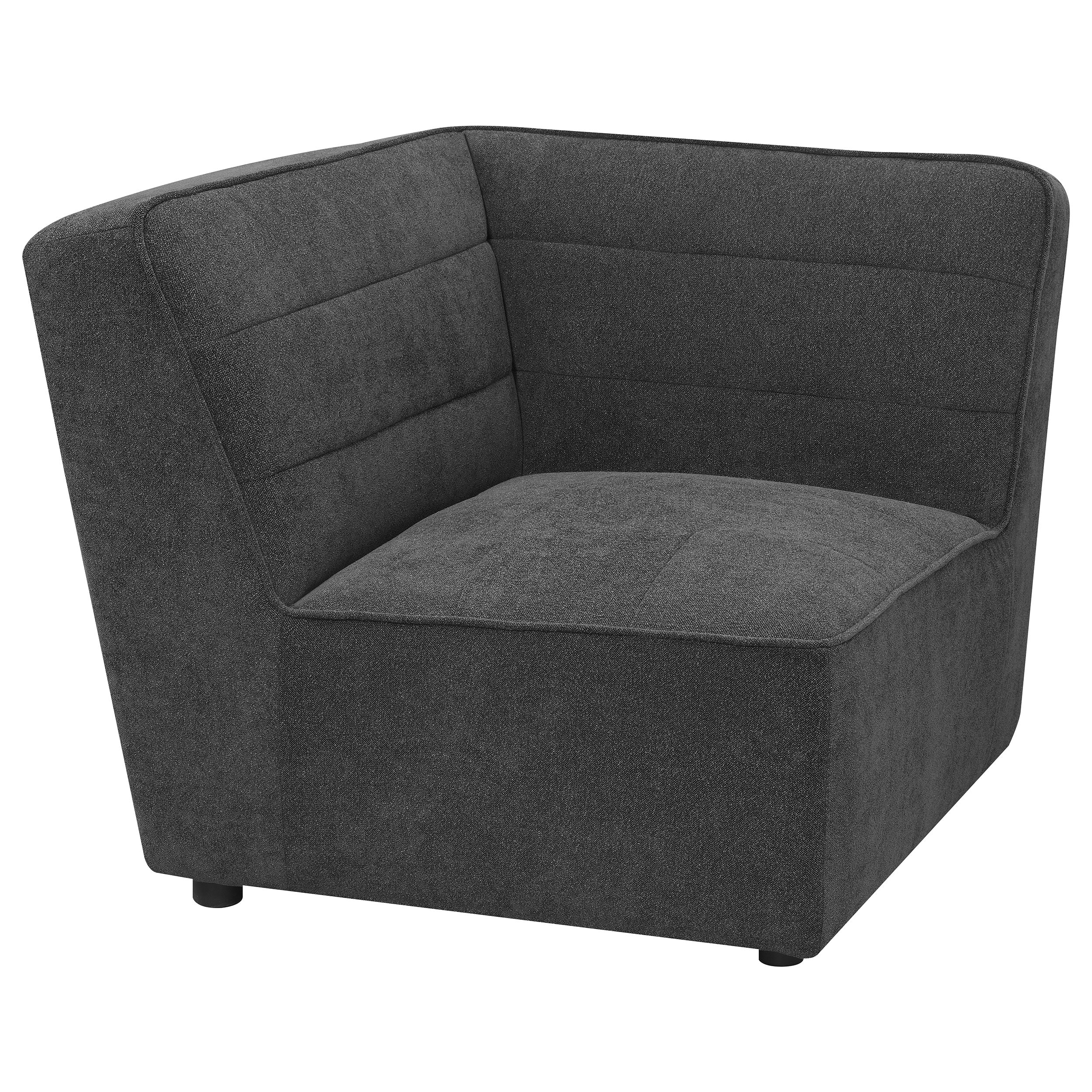 Sunny 6-piece Upholstered Modular Sectional Sofa Charcoal — view 9