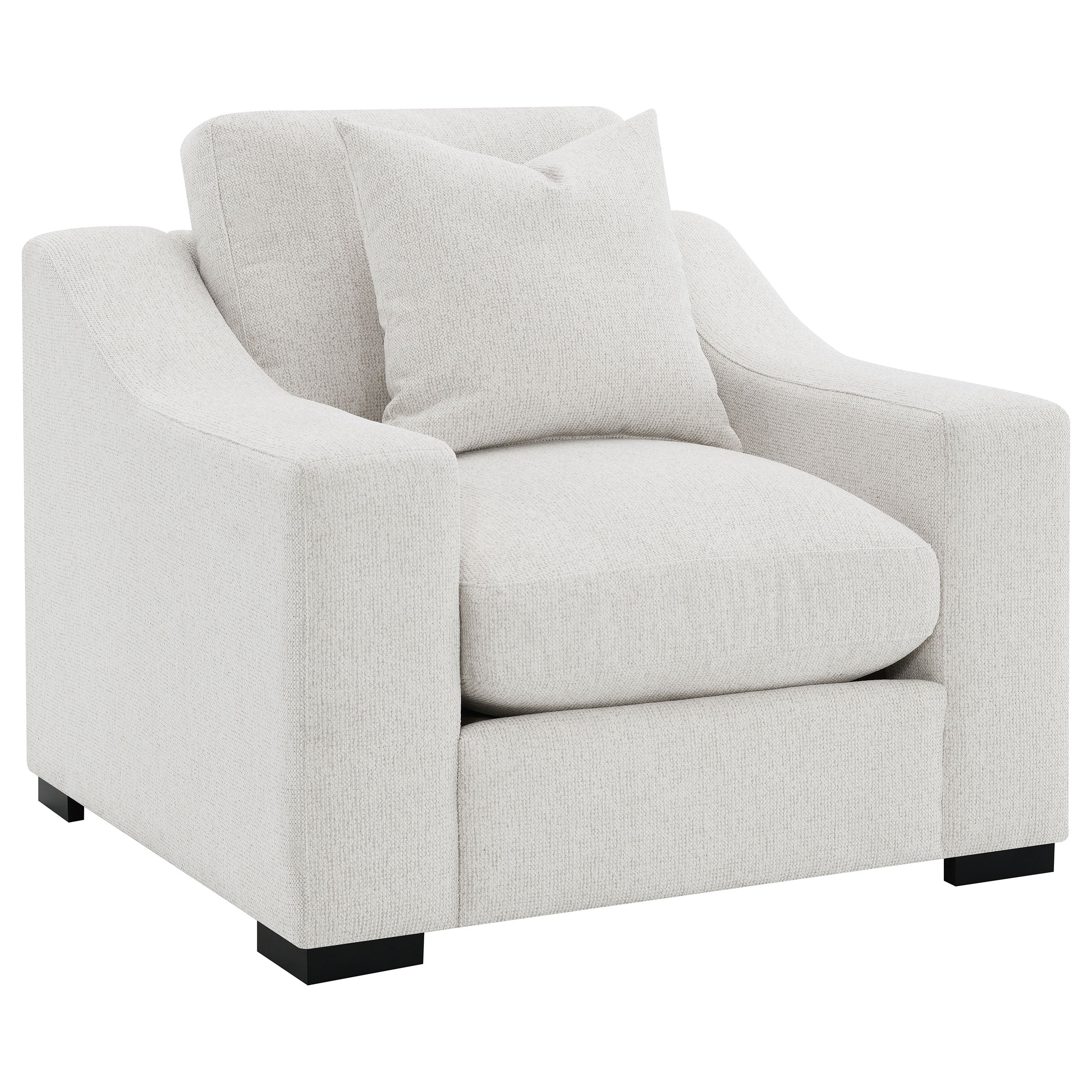 Ashlyn 3-piece Upholstered Track Arm Sofa Set Sand — view 7