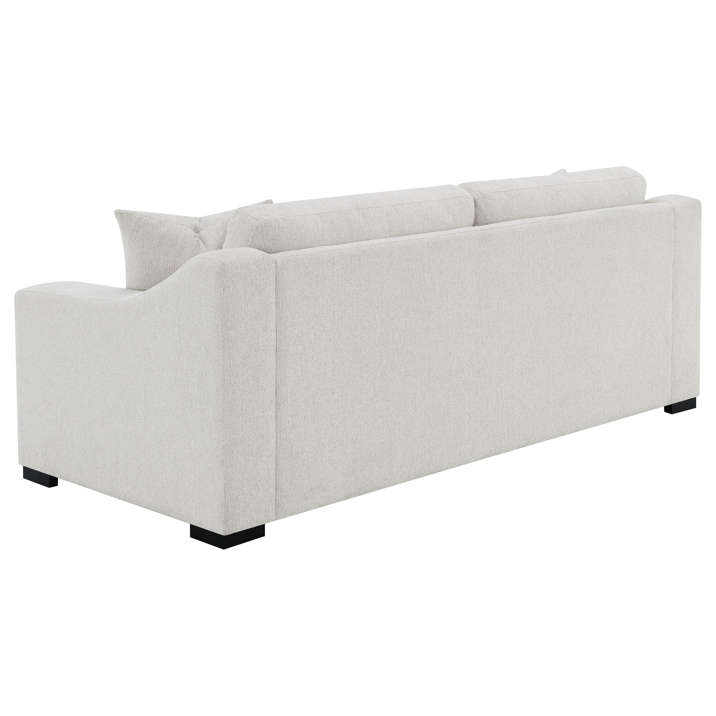 Ashlyn Fabric Upholstered Track Arm Sofa Sand — view 6