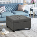 Isabella - Contemporary Ottoman With Storage
