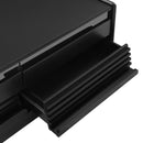 Modern Rectangle Coffee Table With 4 Drawers And 2 Display Shelves