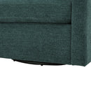 Sutton - Swivel Barrel Chair - Peacock