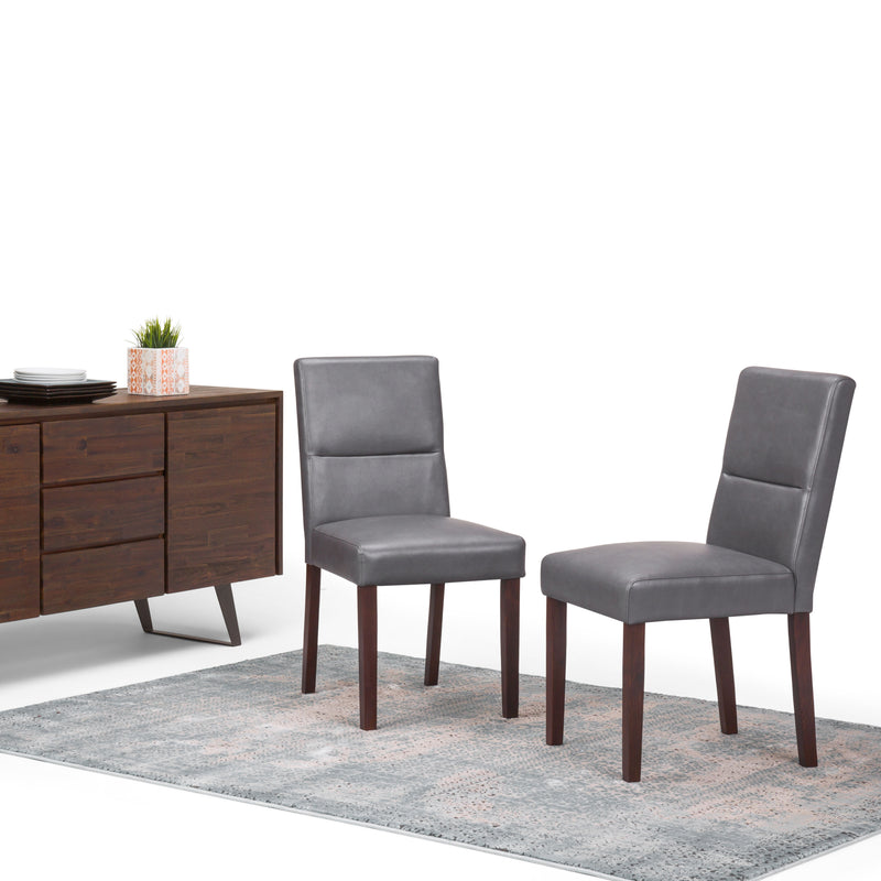 Ashford - Parson Dining Chair (Set of 2) - Stone Grey