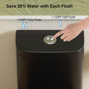 1 Piece Toilet With Tornado Flush, Soft Closing Seat