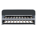 Upholstered Daybed Sofa Bed With Trundle Bed