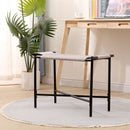 Handwoven Paper Rope Foot Rest Shoes Stools Ottomans For Entryway