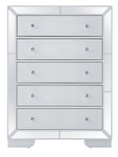 Sleek Contemporary Storage Chest - White