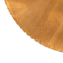 Round Retro Coffee With Solid Wood Legs