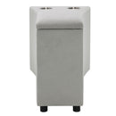 Emee - Console With USB - Gray Corduroy