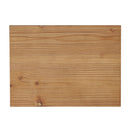 Kacha - Modern Industrial Firwood Nesting Tables (Set of 3) With Iron Frame - Antique Brown / Black