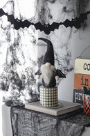 Gnome With Wings Decor, For Halloween Decor - Black White