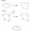 Addison - Square Upholstered Ottoman