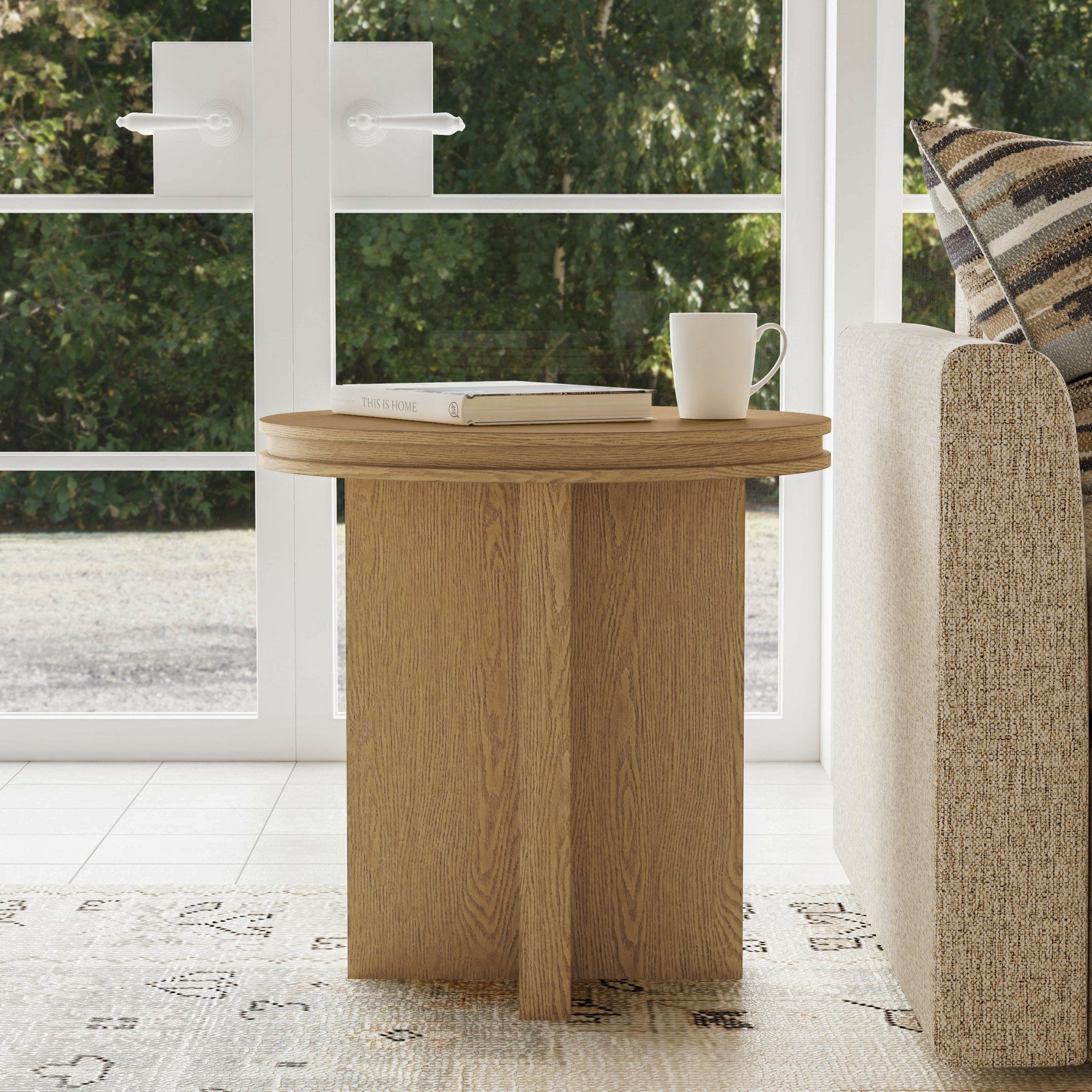 Waterfall - Round End Table