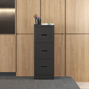 Modern Drawer Metal Vertical File Cabinet With Lock And Card Slot For Office
