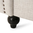 Nexuson - Upholstered Chesterfield Chair With Deep Tufted And Nailhead Trim