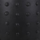 Outdoor End Table With Outstanding Studded Design - Matte Black