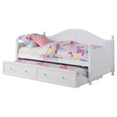 Julie Ann - Arched Back Day Bed With Trundle - Atlantic Fine Furniture Inc