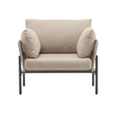 Rope Lounge Chair With Cushions For Modern Spaces