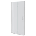 Fold Frameless Shower Door With Tempered Glass