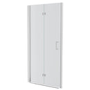 Fold Frameless Shower Door With Tempered Glass