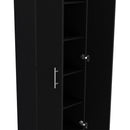 Clinton - Pantry Cabinet Kitchen Storage - Black
